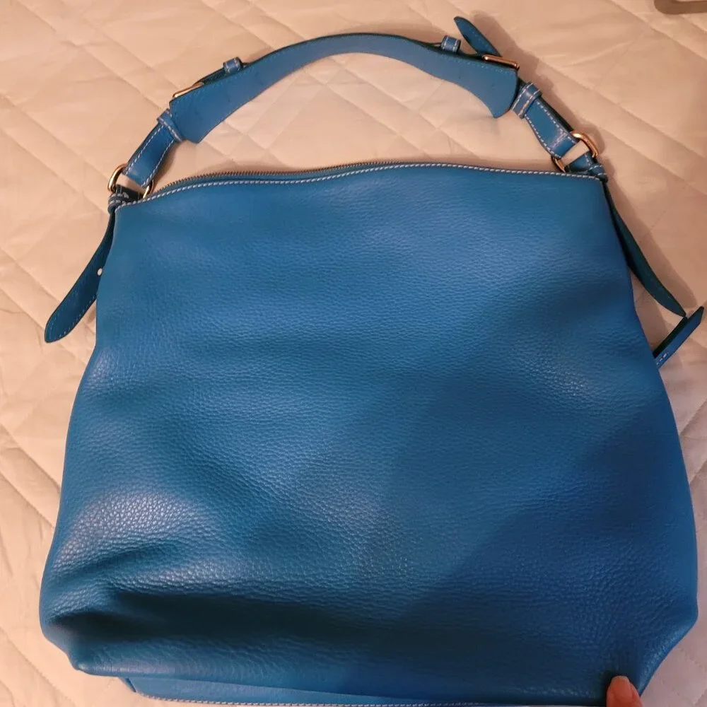 Blue Dooney & Bourke medium zipper pocket sac - Picture 2 of 8